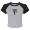 Women's Micro Rib Raglan Baby Tee Thumbnail