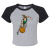 Women's Micro Rib Raglan Baby Tee Thumbnail