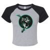 Women's Micro Rib Raglan Baby Tee Thumbnail