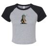 Women's Micro Rib Raglan Baby Tee Thumbnail