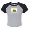 Women's Micro Rib Raglan Baby Tee Thumbnail