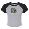 Women's Micro Rib Raglan Baby Tee Thumbnail