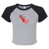 Women's Micro Rib Raglan Baby Tee Thumbnail