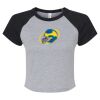 Women's Micro Rib Raglan Baby Tee Thumbnail