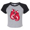 Women's Micro Rib Raglan Baby Tee Thumbnail