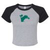 Women's Micro Rib Raglan Baby Tee Thumbnail
