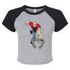 Women's Micro Rib Raglan Baby Tee Thumbnail