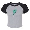 Women's Micro Rib Raglan Baby Tee Thumbnail