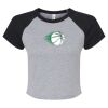 Women's Micro Rib Raglan Baby Tee Thumbnail
