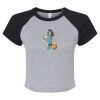 Women's Micro Rib Raglan Baby Tee Thumbnail