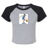 Women's Micro Rib Raglan Baby Tee Thumbnail