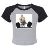 Women's Micro Rib Raglan Baby Tee Thumbnail
