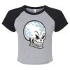 Women's Micro Rib Raglan Baby Tee Thumbnail