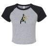 Women's Micro Rib Raglan Baby Tee Thumbnail
