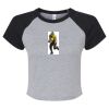 Women's Micro Rib Raglan Baby Tee Thumbnail