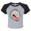 Women's Micro Rib Raglan Baby Tee Thumbnail