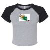 Women's Micro Rib Raglan Baby Tee Thumbnail