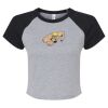 Women's Micro Rib Raglan Baby Tee Thumbnail