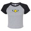 Women's Micro Rib Raglan Baby Tee Thumbnail