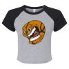 Women's Micro Rib Raglan Baby Tee Thumbnail