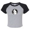 Women's Micro Rib Raglan Baby Tee Thumbnail