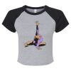 Women's Micro Rib Raglan Baby Tee Thumbnail