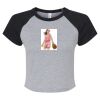 Women's Micro Rib Raglan Baby Tee Thumbnail