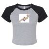 Women's Micro Rib Raglan Baby Tee Thumbnail