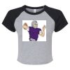 Women's Micro Rib Raglan Baby Tee Thumbnail