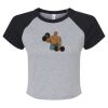 Women's Micro Rib Raglan Baby Tee Thumbnail