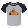 Women's Micro Rib Raglan Baby Tee Thumbnail