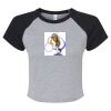 Women's Micro Rib Raglan Baby Tee Thumbnail