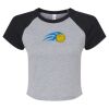 Women's Micro Rib Raglan Baby Tee Thumbnail