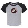 Women's Micro Rib Raglan Baby Tee Thumbnail