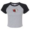 Women's Micro Rib Raglan Baby Tee Thumbnail