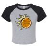 Women's Micro Rib Raglan Baby Tee Thumbnail