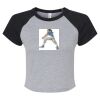 Women's Micro Rib Raglan Baby Tee Thumbnail