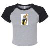 Women's Micro Rib Raglan Baby Tee Thumbnail