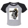 Women's Micro Rib Raglan Baby Tee Thumbnail