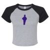 Women's Micro Rib Raglan Baby Tee Thumbnail