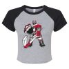 Women's Micro Rib Raglan Baby Tee Thumbnail