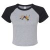 Women's Micro Rib Raglan Baby Tee Thumbnail