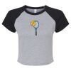 Women's Micro Rib Raglan Baby Tee Thumbnail