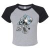Women's Micro Rib Raglan Baby Tee Thumbnail