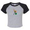 Women's Micro Rib Raglan Baby Tee Thumbnail