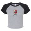 Women's Micro Rib Raglan Baby Tee Thumbnail