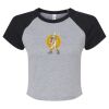 Women's Micro Rib Raglan Baby Tee Thumbnail