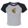 Women's Micro Rib Raglan Baby Tee Thumbnail