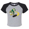 Women's Micro Rib Raglan Baby Tee Thumbnail