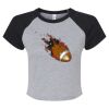 Women's Micro Rib Raglan Baby Tee Thumbnail
